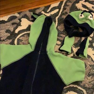 L.L. Bean Fleece bunting, hat and mittens